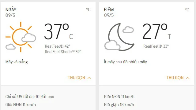 Dự báo thời tiết TPHCM hôm nay 9/5: Nhiệt độ lên đến 37 độ C, trong nắng có sương bụi