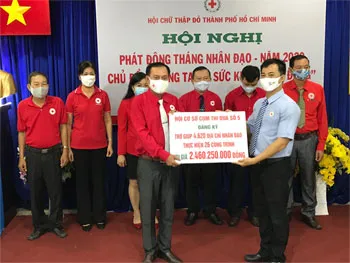 Hội Chữ thập đỏ TPHCM phát động Tháng Nhân đạo năm 2020