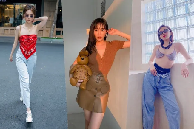 Street style sao Việt tuần qua: Ngọc Trinh sexy, Tóc Tiên mặc áo bra khoe vòng 1 gợi cảm 