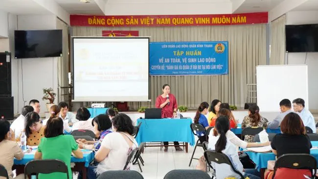 Hội nghị tập huấn đánh giá và quản lý rủi ro nơi làm việc