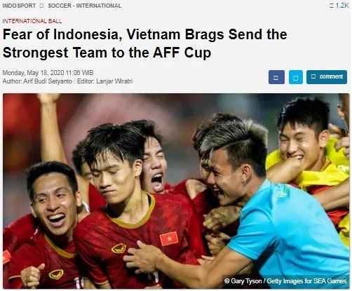 Để thua tan tác trước Việt Nam, báo Indonesia vẫn ảo tưởng sức mạnh đội nhà