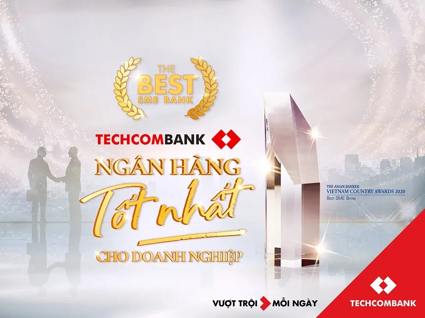 Techcombank được The Asian Banker vinh danh cung cấp giải pháp tốt nhất cho khách hàng DN vừa và nhỏ