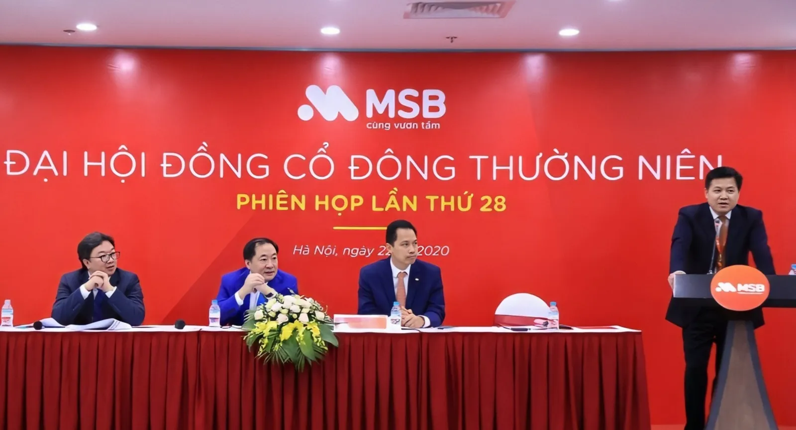 Đại hội cổ đông MSB đặt mục tiêu lợi nhuận năm 2020 đạt 1.439 tỷ 