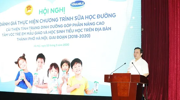 Hà Nội: Hơn 1 triệu trẻ mẫu giáo và học sinh tiểu học được thụ hưởng sữa học đường