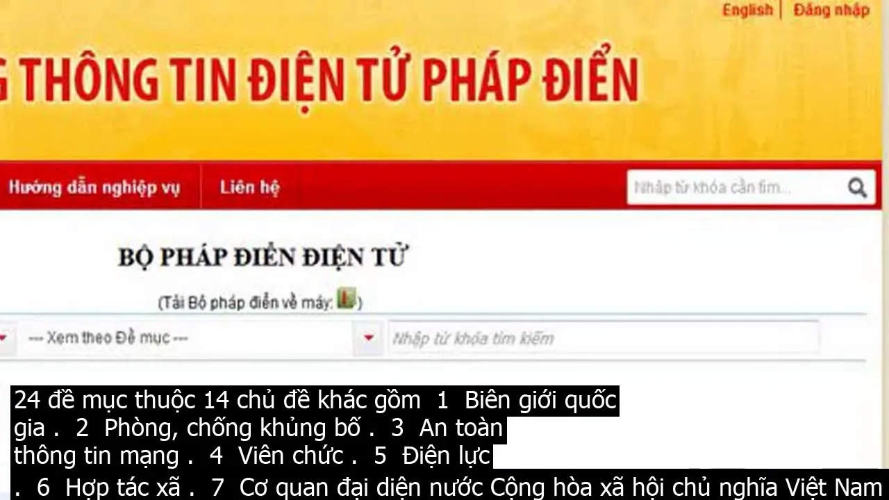 Phê duyệt kết quả pháp điển hệ thống quy phạm pháp luật