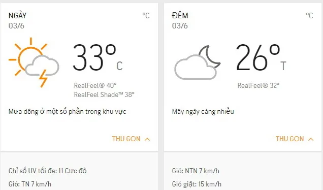 Dự báo thời tiết TPHCM hôm nay 3/6: trời nắng nhẹ, mưa dông rải rác