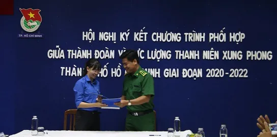 Phối hợp triển khai nhiều hoạt động giữa Thành đoàn và Lực lượng Thanh niên xung phong Thành phố