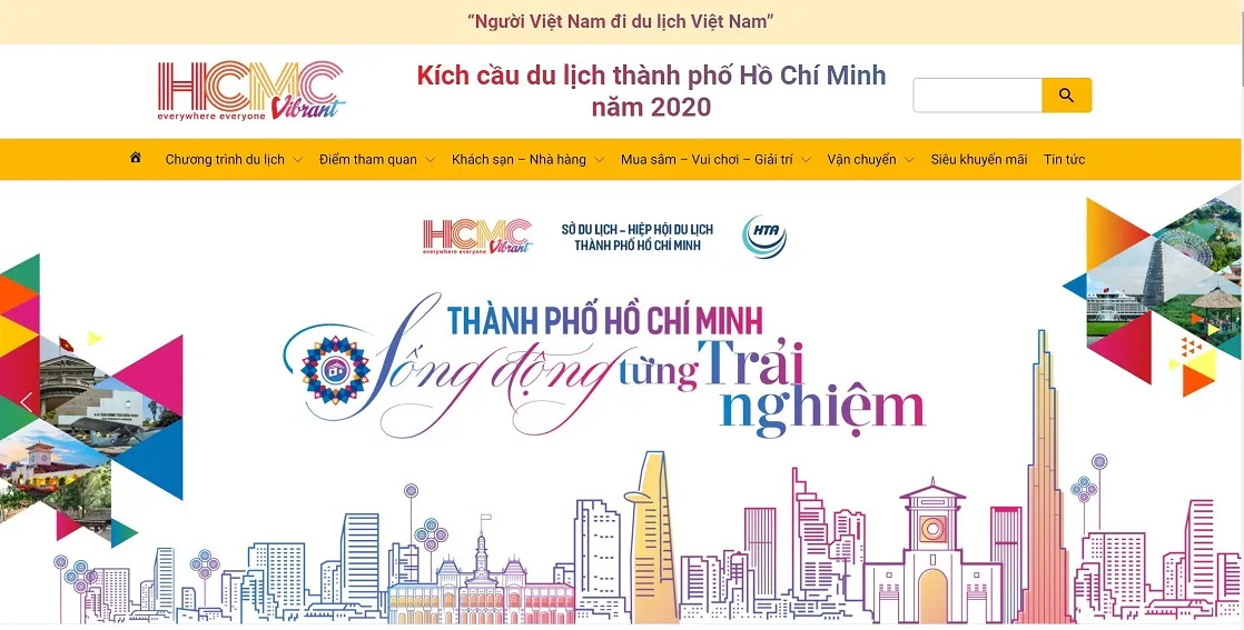 Website kích cầu du lịch TPHCM chính thức ra mắt