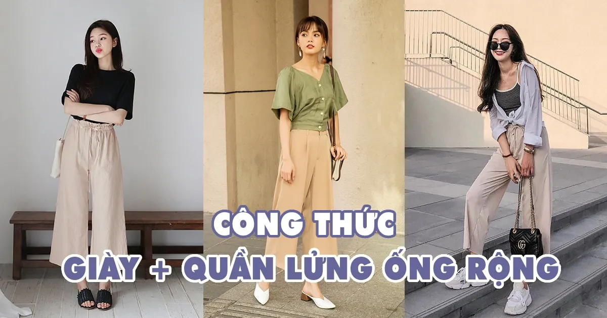 6 công thức phối giày với quần lửng ống rộng culottes vừa đẹp vừa trendy