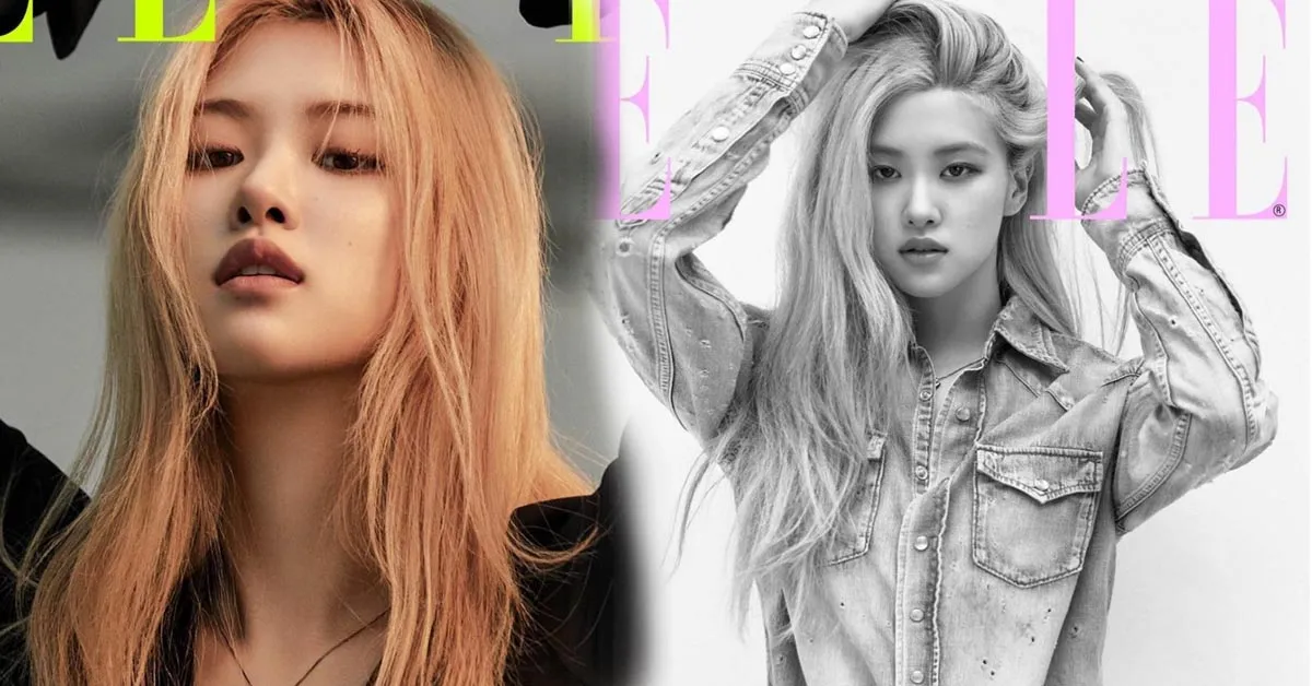 Rosé (BLACKPINK) khoe vẻ đẹp như tượng tạc trên bìa tạp chí Elle tháng 7