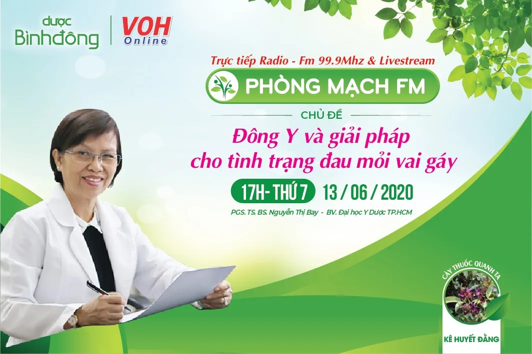 [LIVE] Đông y và giải pháp cho tình trạng đau mỏi vai gáy -  PHÒNG MẠCH FM - 13/06/2020