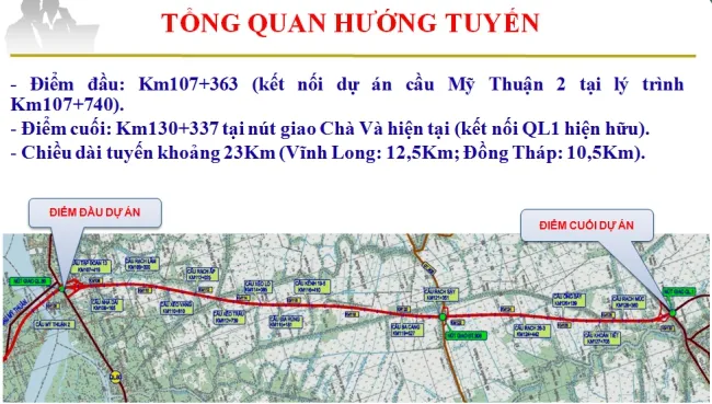 Phê duyệt chủ trương đầu tư đường cao tốc Mỹ Thuận - Cần Thơ