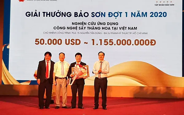 Giải thưởng Bảo Sơn: Vinh danh 2 công trình khoa học có tính ứng dụng cao