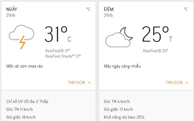 Dự báo thời tiết TPHCM hôm nay 29/6: Trời mát, vài nơi có mưa rào từ 9 giờ 