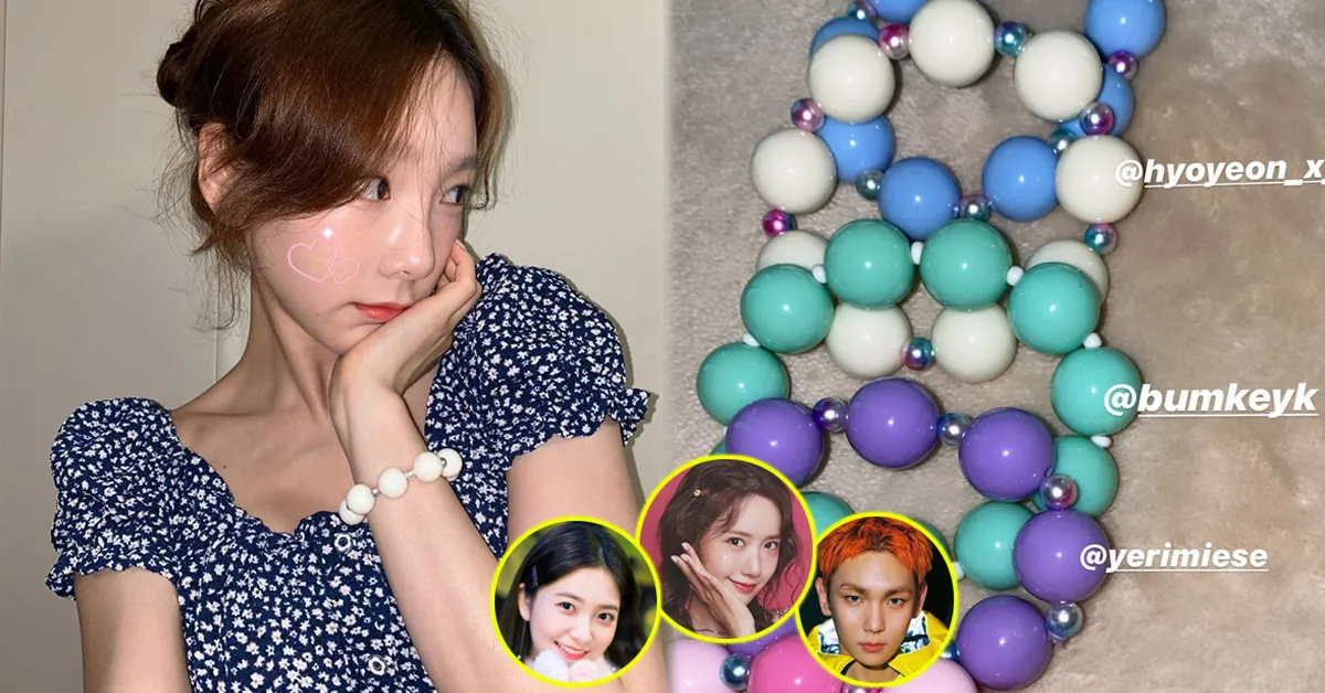 Taeyeon khoe nhẹ vòng tay tự làm, Yoona, Yeri, Key vội vào chốt đơn