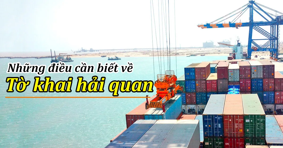 Tất tần tật những thông tin về tờ khai hải quan bạn cần biết