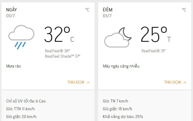 Dự báo thời tiết TPHCM hôm nay 1/7: Sáng nắng sớm, trưa và chiều nhiều mưa