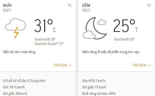 Dự báo thời tiết TPHCM hôm nay 3/7: Cả ngày dịu mát, sáng lẫn chiều mưa rải rác 