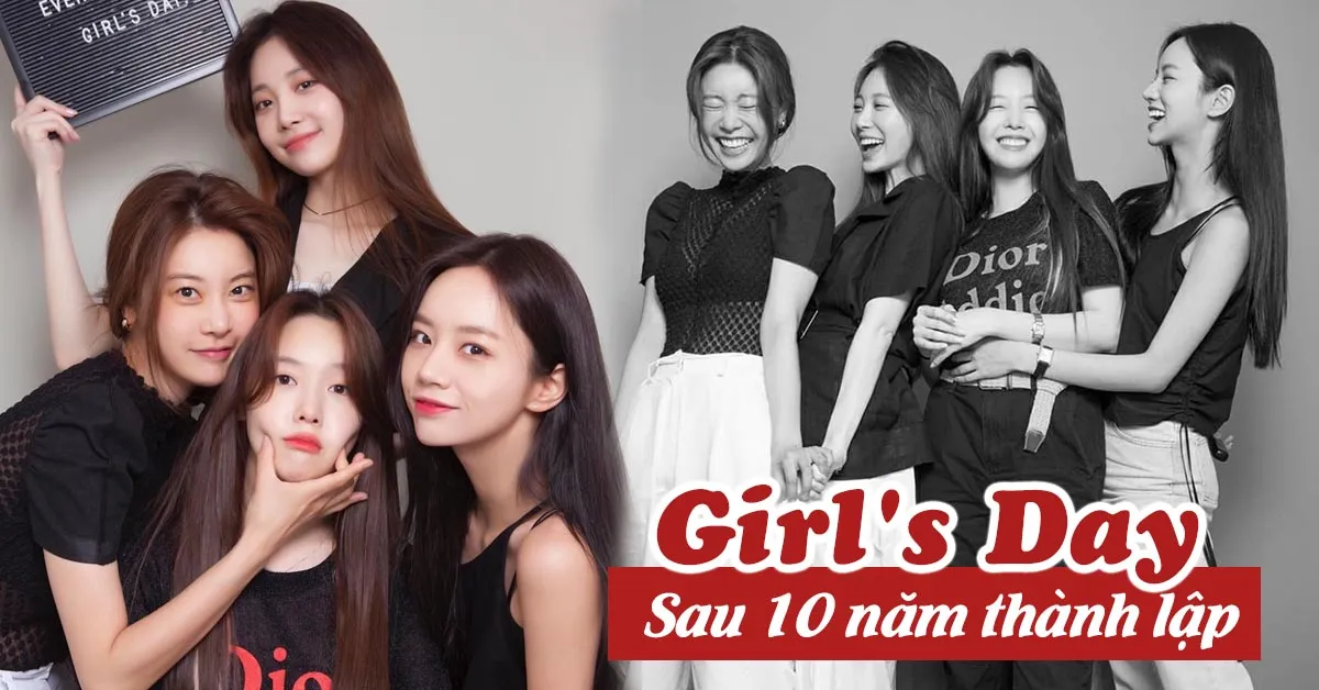 Thành viên Girl’s Day cùng nhau kỷ niệm 10 năm ra mắt khiến fan bồi hồi