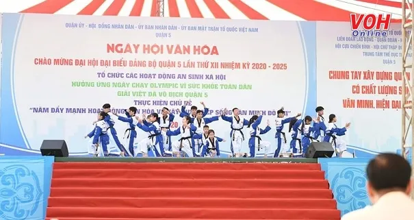 Hàng loạt hoạt động văn hóa sôi nổi diễn ra trong ngày hội văn hóa Quận 5
