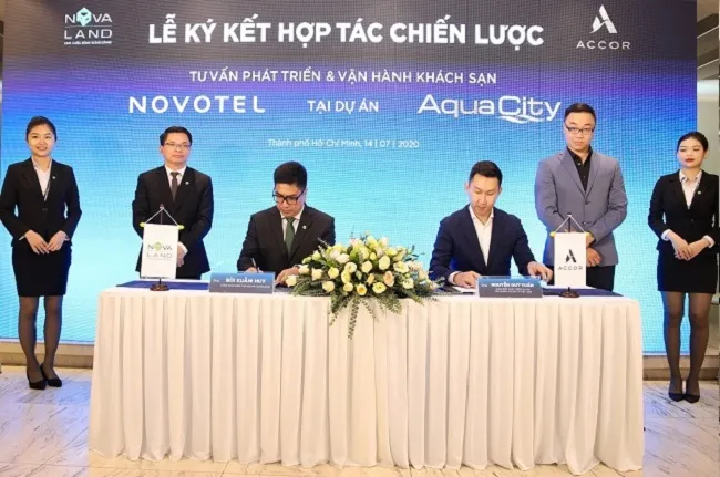 Novaland hợp tác với Accor để phát triển thương hiệu Novotel tại khu đô thị Aqua City