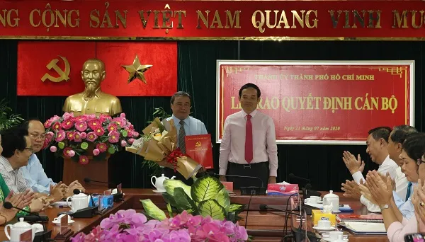 Ông Võ Văn Đức giữ chức Phó Bí thư Quận ủy Quận 3