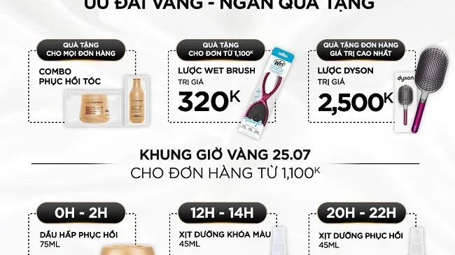 L’Oréal Professionnel lần đầu tiên ra mắt gian hàng chính hãng trên LazMall với hàng ngàn quà tặng độc quyền