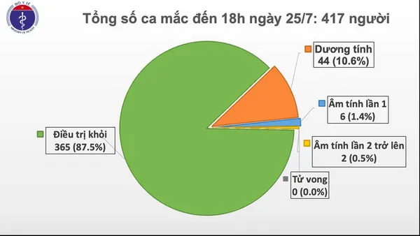 Covid-19 ngày 25/7: Bệnh nhân 416 phải can thiệp ECMO