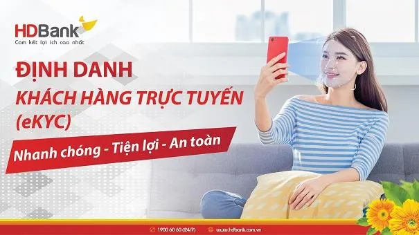 HDBank triển khai giải pháp định danh khách hàng trực tuyến eKYC