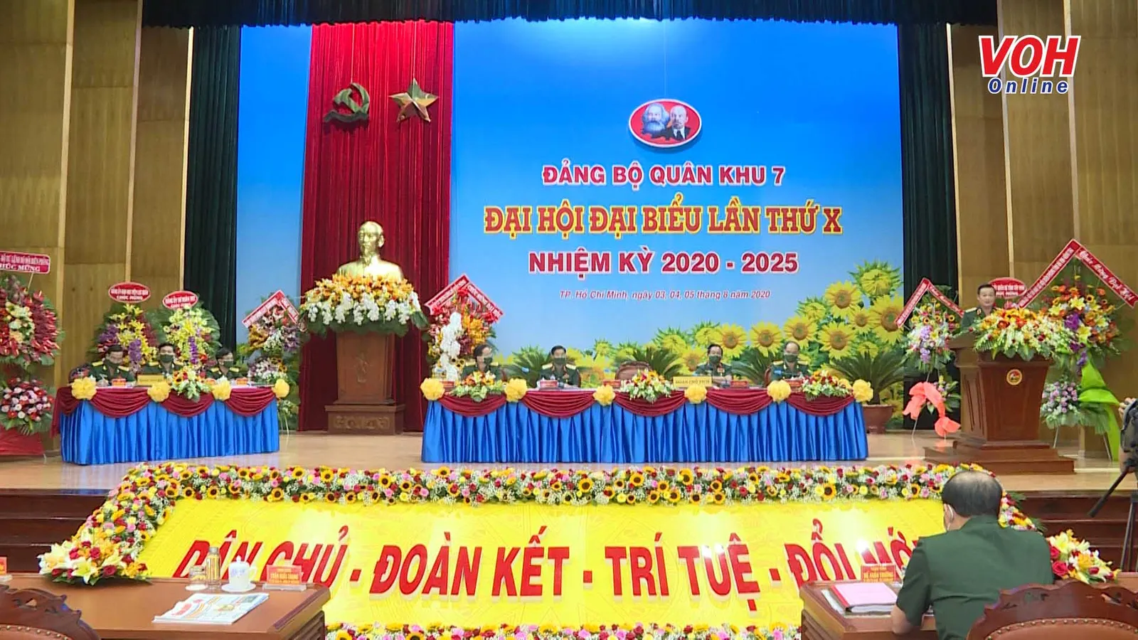 Khai mạc Đại hội đại biểu Đảng bộ Quân khu lần thứ X, nhiệm kỳ 2020-2025