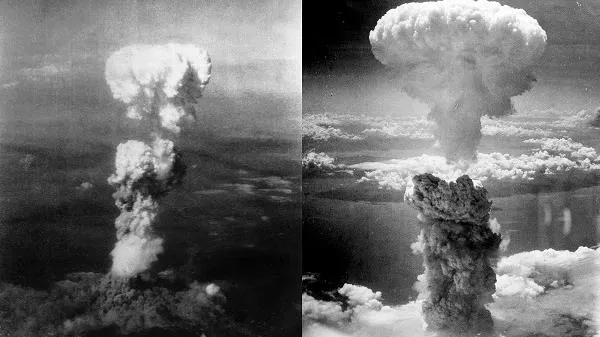 Ngày 06/08/1945, Mỹ ném bom nguyên tử xuống thành phố Hiroshima, Nhật Bản