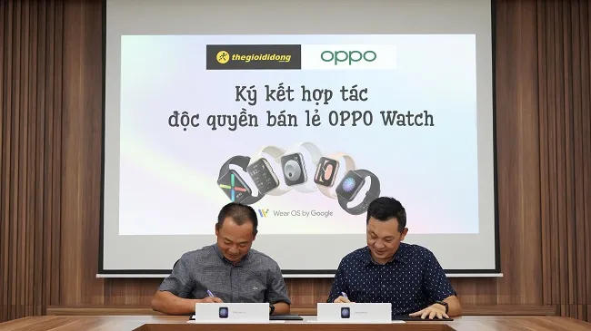 Thế Giới Di Động phân phối độc quyền smartwatch đầu tiên của Oppo