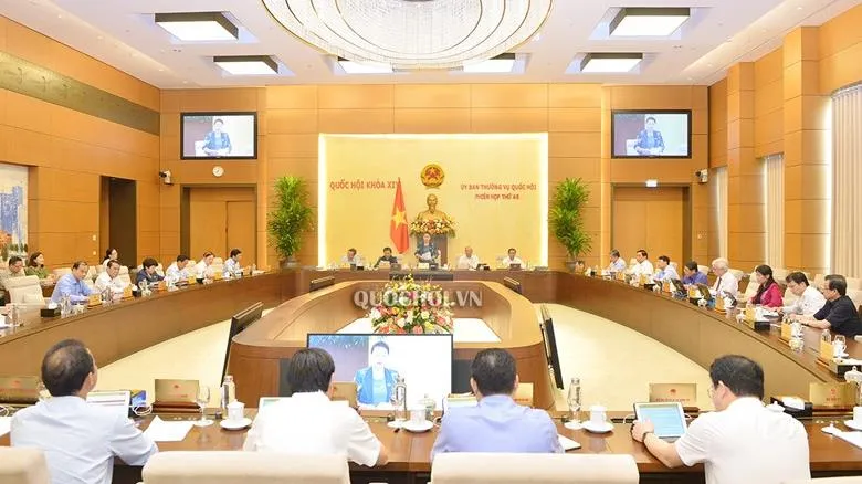 Phiên họp thứ 47 của Ủy ban Thường vụ Quốc hội diễn ra từ 10-12/08/2020