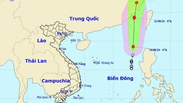 Áp thấp nhiệt đới trên Biển Đông có thể mạnh lên thành bão - dự báo không đi vào đất liền nước ta