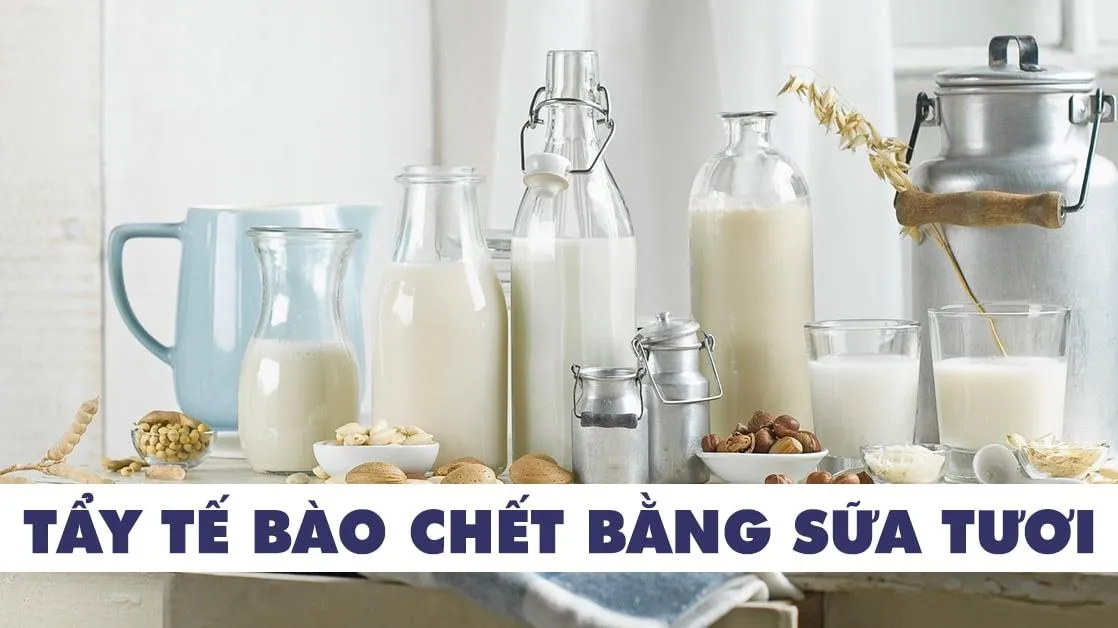 6 cách tẩy tế bào chết bằng sữa tươi không đường giúp da sáng sạch, mướt mịn tự nhiên