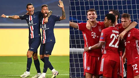 Số tiền mà PSG và Bayern kiếm được khi vào chung kết Cup C1