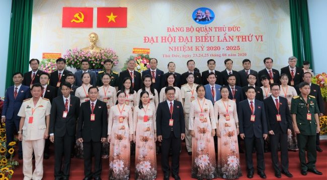Ông Nguyễn Mạnh Cường tái đắc cử Bí thư Quận ủy Thủ Đức nhiệm kỳ 2020-2025