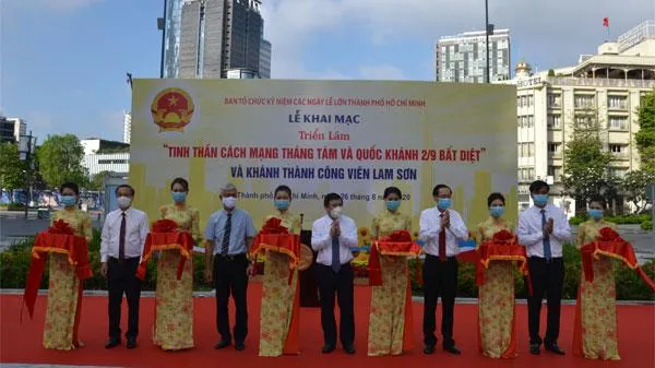 Khánh thành công viên Lam Sơn và triển lãm 75 năm Cách mạng tháng Tám, Quốc khánh 2/9 