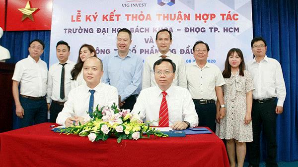 Đại học Bách khoa và VIG INVEST hợp tác nghiên cứu và thương mại hóa các sản phẩm vật liệu xây dựng