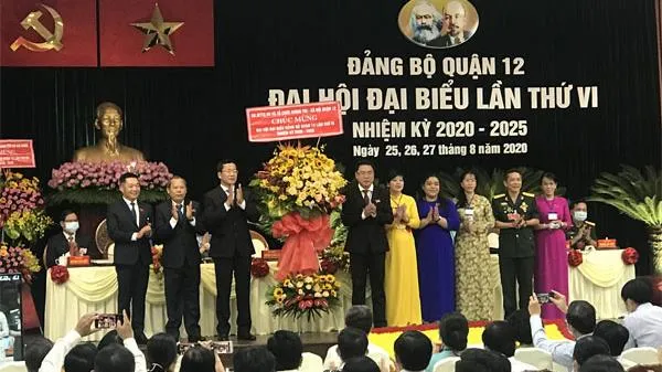 Đại hội đại biểu Đảng bộ Quận 12 lần thứ VI nhiệm kỳ 2020-2025 xác định 17 chỉ tiêu và 8 chương trình, trọng điểm