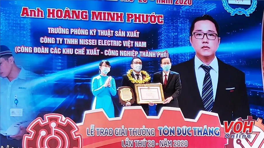 TPHCM vinh danh 10 cá nhân đạt Giải thưởng Tôn Đức Thắng lần thứ 20 năm 2020