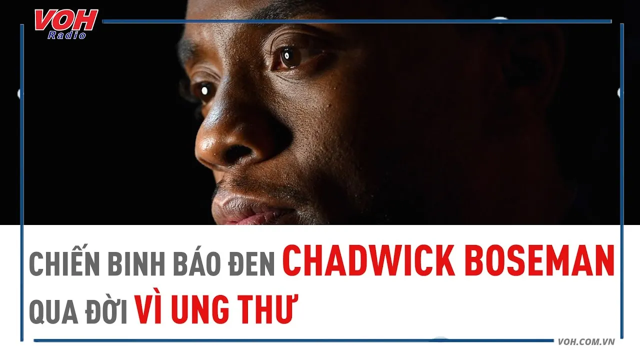 Chiến binh Báo đen Chadwick Boseman qua đời vì ung thư