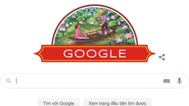 Google Doodle hôm nay: Ngày Quốc khánh Việt Nam 2/9