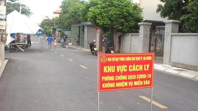 Hải Dương: Cách ly 36 hộ gia đình từ 0 giờ ngày 3/9 