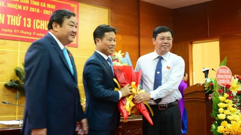 Ông Lê Quân được bầu giữ chức Chủ tịch UBND tỉnh Cà Mau nhiệm kỳ 2016 - 2021