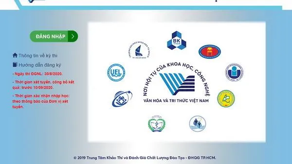 Có điểm thi Đánh giá năng lực 2020, các trường công bố kết quả xét tuyển trước ngày 9/9