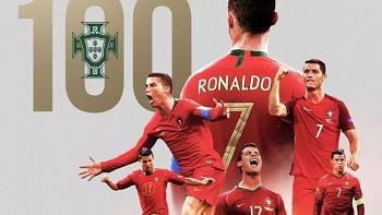Cristiano Ronaldo tạo cột mốc mớt trong màu áo tuyển quốc gia