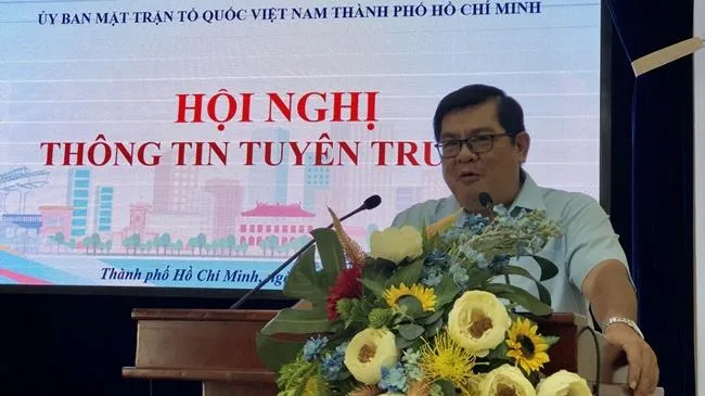 TPHCM ra mắt biểu trưng 90 năm thành lập MTTQ Việt Nam