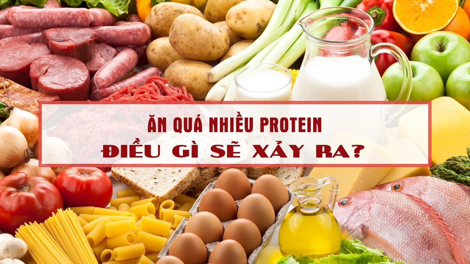 Tình trạng thừa protein và 10 tác hại đối với sức khỏe