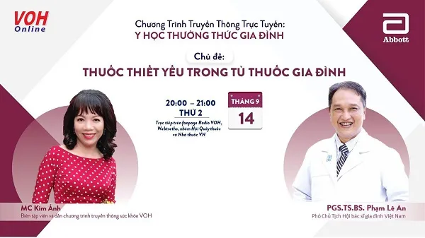 [LIVESTREAM] THUỐC THIẾT YẾU TRONG TỦ THUỐC GIA ĐÌNH - Y HỌC THƯỜNG THỨC GIA ĐÌNH - 14/09/2020